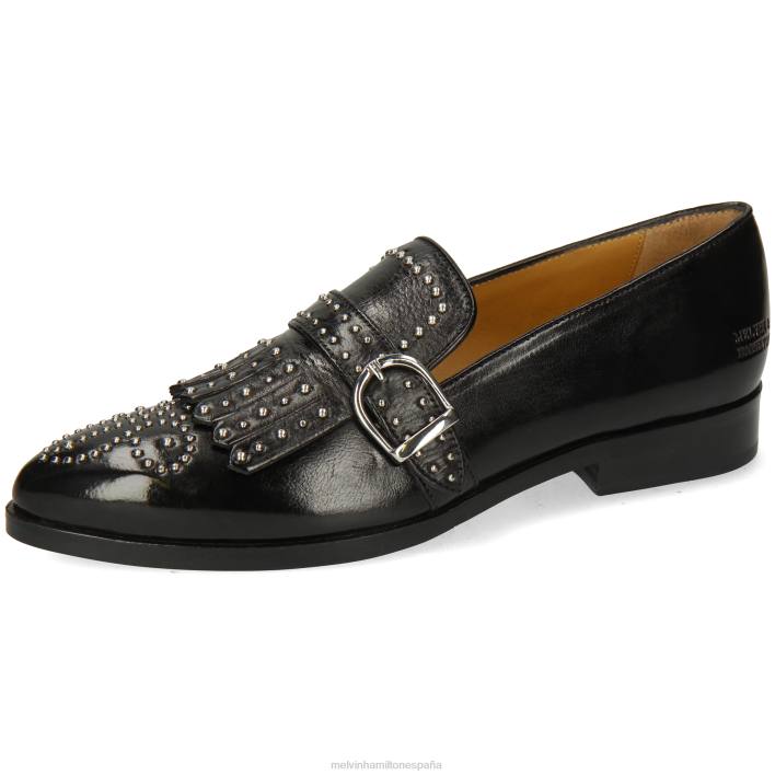 jesus 26 mujer Melvin & Hamilton negro JRT41489 zapatos monje