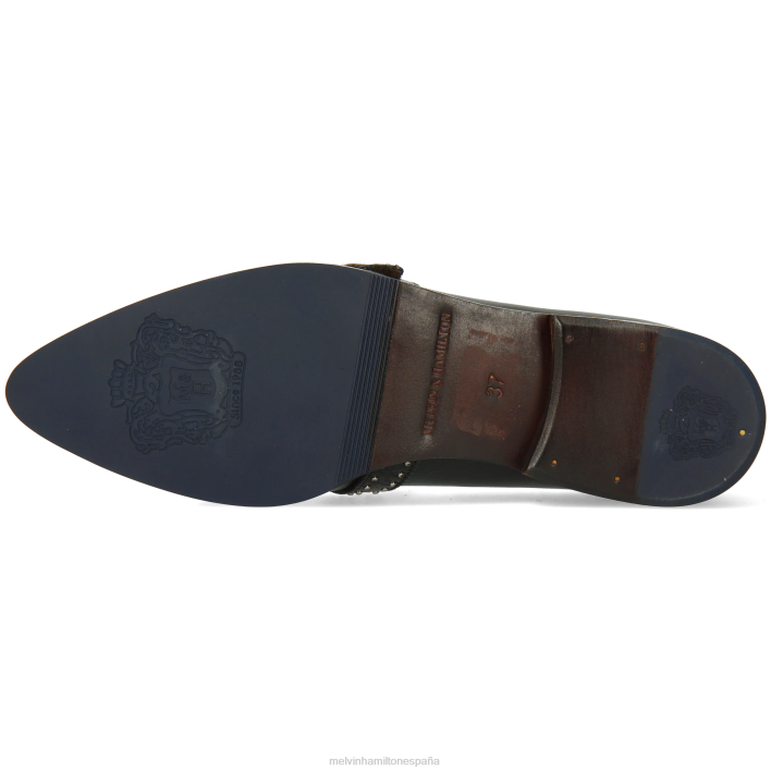 jesus 26 mujer Melvin & Hamilton negro JRT41489 zapatos monje