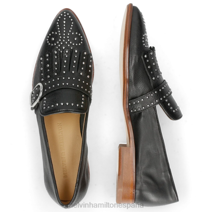 jesus 26 mujer Melvin & Hamilton negro JRT41494 zapatos monje