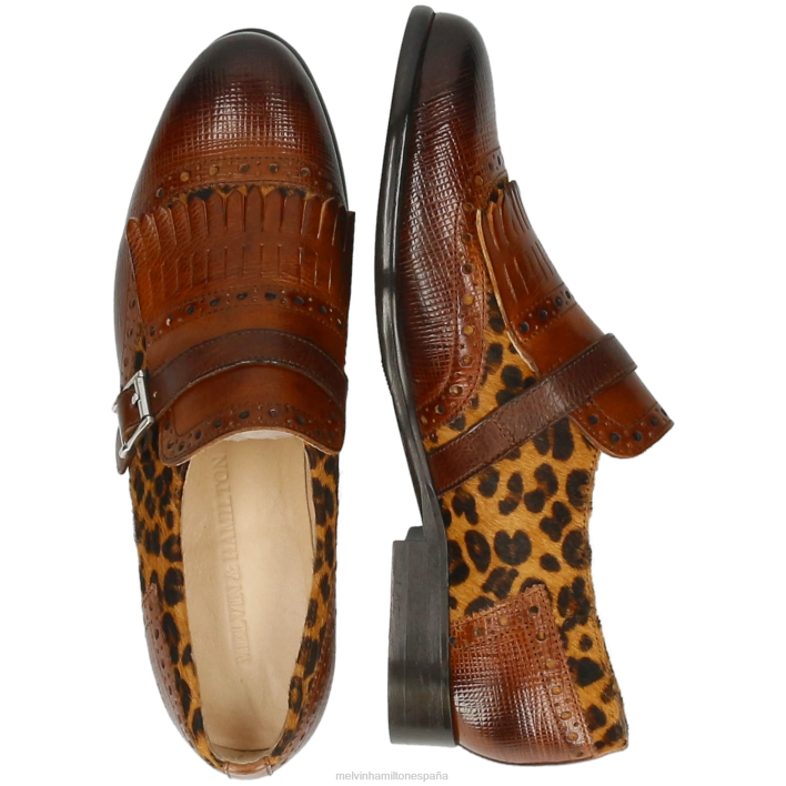 selina 2 mujer Melvin & Hamilton marrón JRT41490 zapatos monje