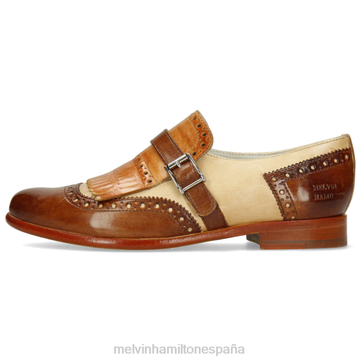 selina 2 mujer Melvin & Hamilton marrón JRT41495 zapatos monje