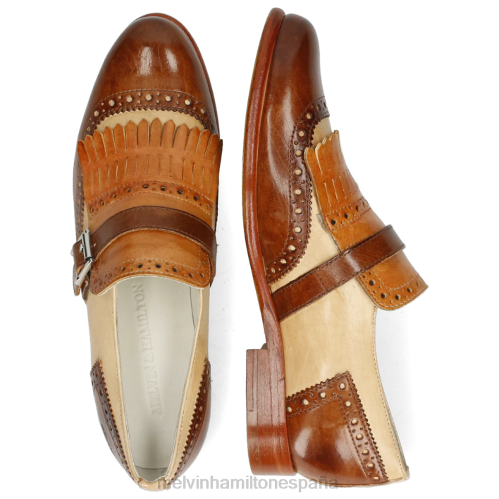 selina 2 mujer Melvin & Hamilton marrón JRT41495 zapatos monje