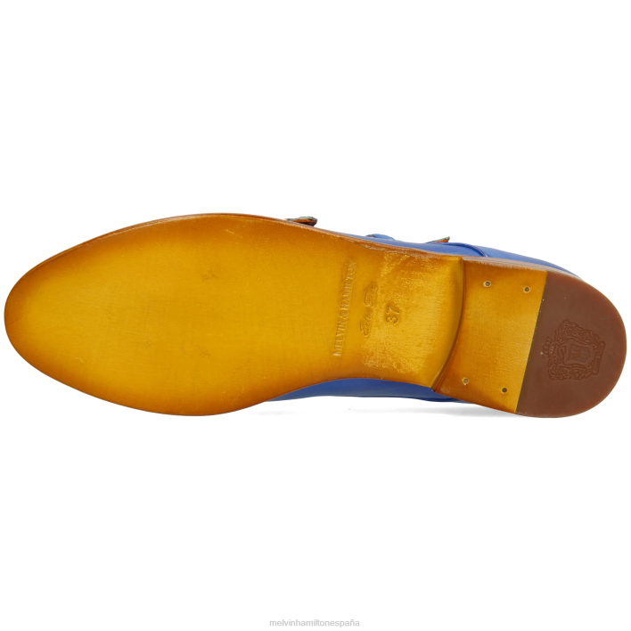 selina 87 mujer Melvin & Hamilton azul JRT41483 zapatos monje