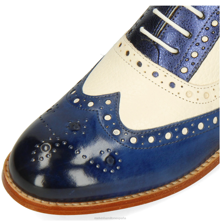 amelia 70 mujer Melvin & Hamilton azul JRT41274 zapatos Oxford