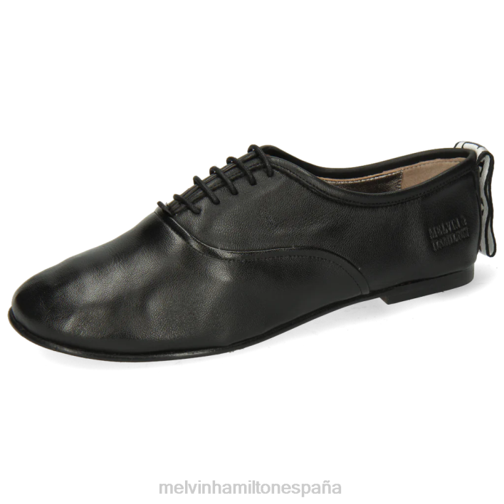 iris 13 mujer Melvin & Hamilton negro JRT41287 zapatos Oxford