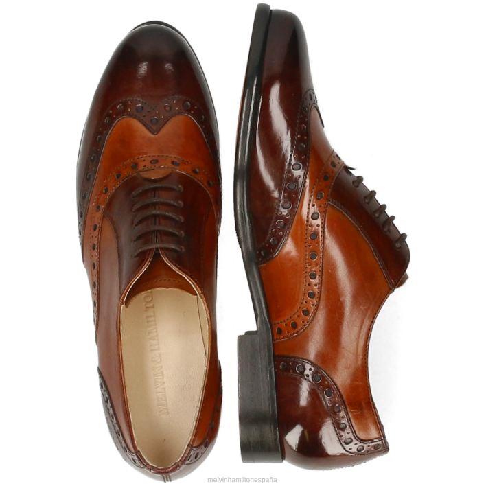 selina 24 mujer Melvin & Hamilton marrón JRT41277 zapatos Oxford