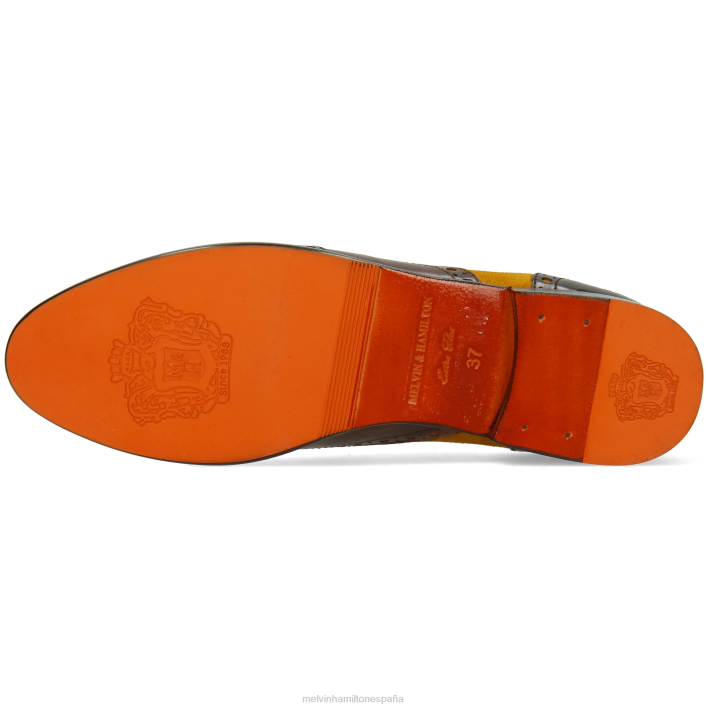 selina 56 mujer Melvin & Hamilton marrón JRT41275 zapatos Oxford