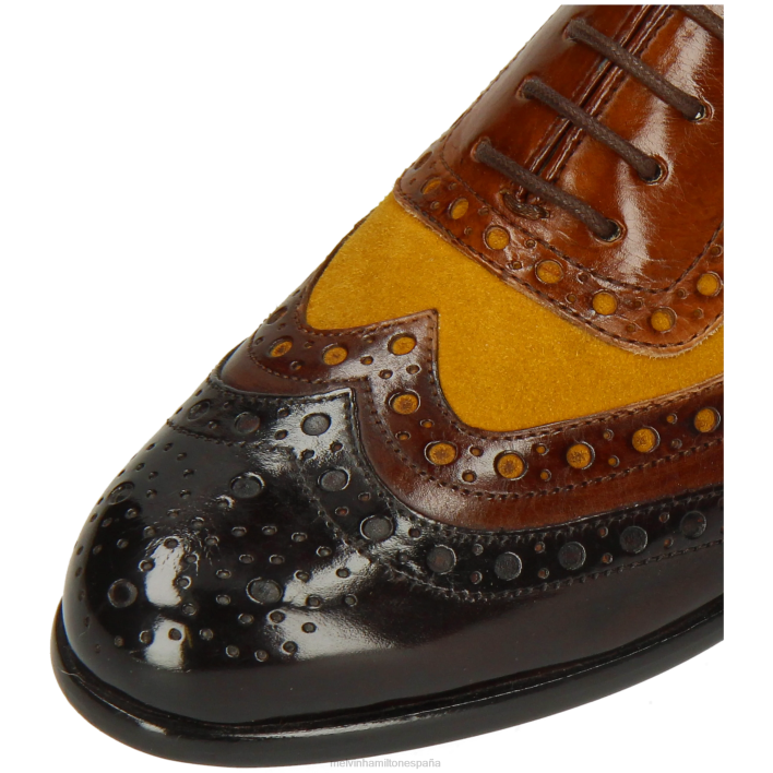 selina 56 mujer Melvin & Hamilton marrón JRT41275 zapatos Oxford