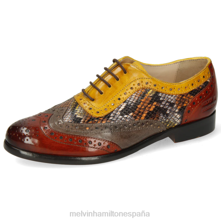 selina 56 mujer Melvin & Hamilton multi JRT41288 zapatos Oxford