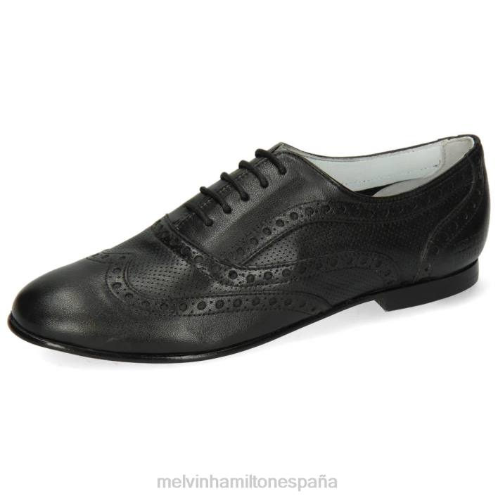 sonia 1 mujer Melvin & Hamilton negro JRT41269 zapatos Oxford
