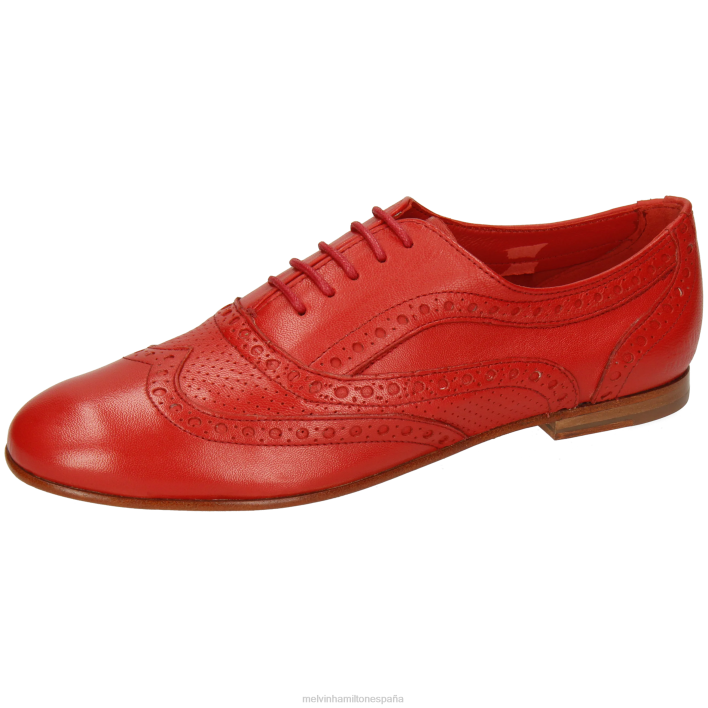 sonia 1 mujer Melvin & Hamilton rojo JRT41298 zapatos Oxford