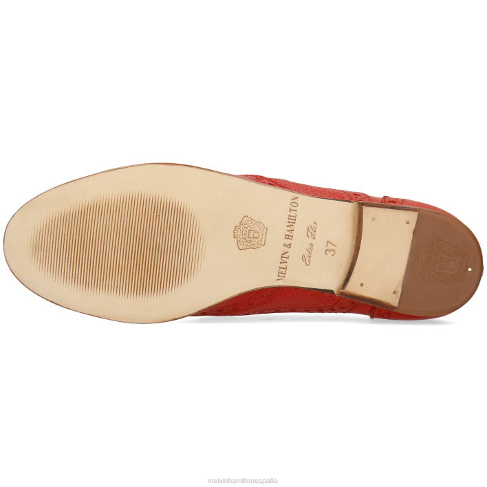 sonia 1 mujer Melvin & Hamilton rojo JRT41298 zapatos Oxford