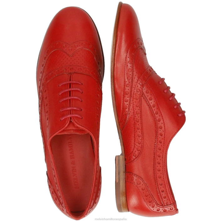 sonia 1 mujer Melvin & Hamilton rojo JRT41298 zapatos Oxford