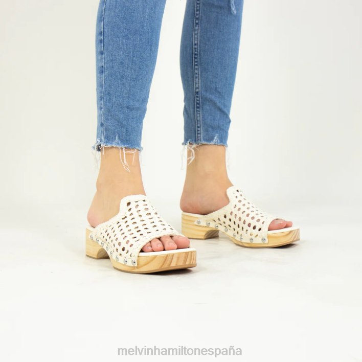 María 1 mujer Melvin & Hamilton blanco JRT41983 zuecos