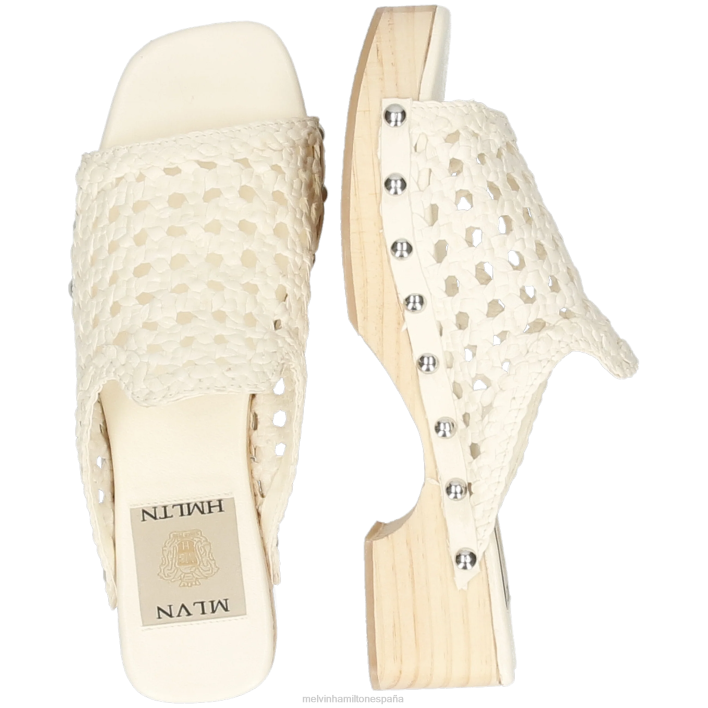María 1 mujer Melvin & Hamilton blanco JRT41983 zuecos